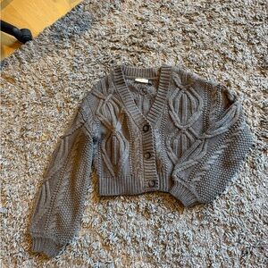 Chunky Knit Brown Sweater